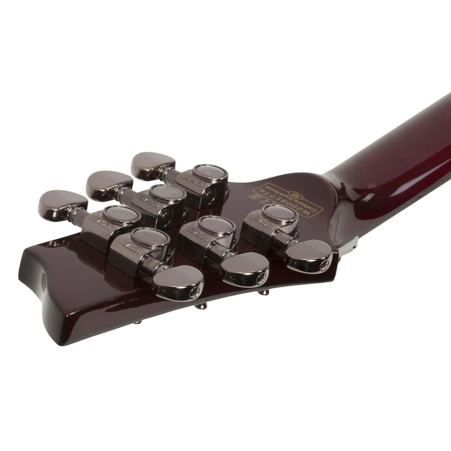 Schecter Electric Guitars Black Cherry Schecter Hellraiser C-1 FR S 6 String Electric Guitar