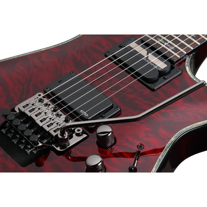 Schecter Electric Guitars Black Cherry Schecter Hellraiser C-1 FR S 6 String Electric Guitar
