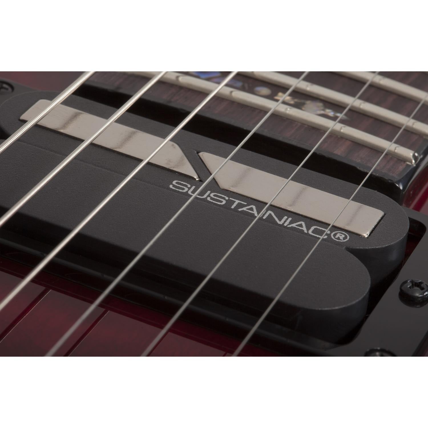 Schecter Electric Guitars Black Cherry Schecter Hellraiser C-1 FR S 6 String Electric Guitar