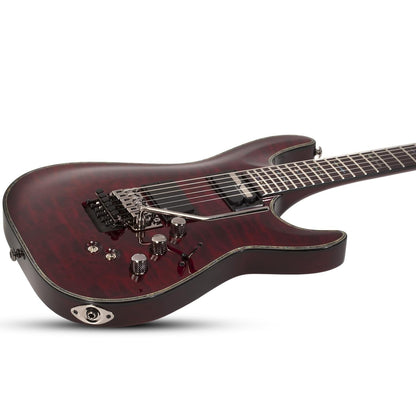 Schecter Electric Guitars Black Cherry Schecter Hellraiser C-1 FR S 6 String Electric Guitar