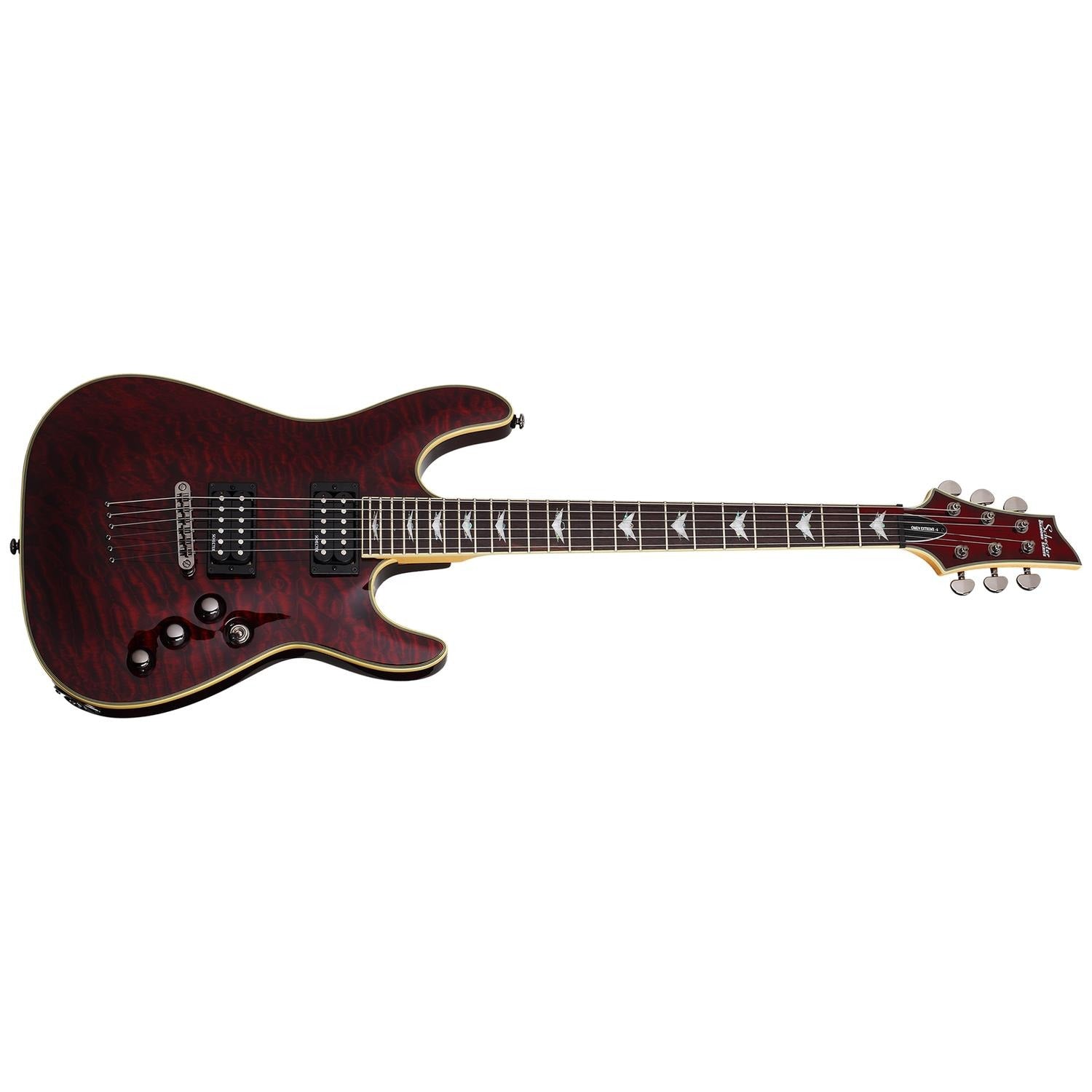 Schecter Electric Guitars Black Cherry Schecter Omen Extreme 6 Electric Guitar