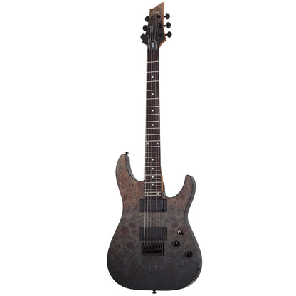 Schecter Electric Guitars Black Fade Burst Burl Schecter C-1 Standard 6 String Electric Guitar 
