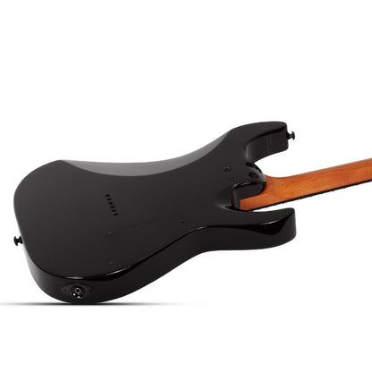 Schecter Electric Guitars Black Fade Burst Burl Schecter C-1 Standard 6 String Electric Guitar - Left Handed 