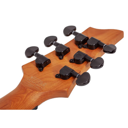 Schecter Electric Guitars Black Fade Burst Burl Schecter C-1 Standard 6 String Electric Guitar - Left Handed 