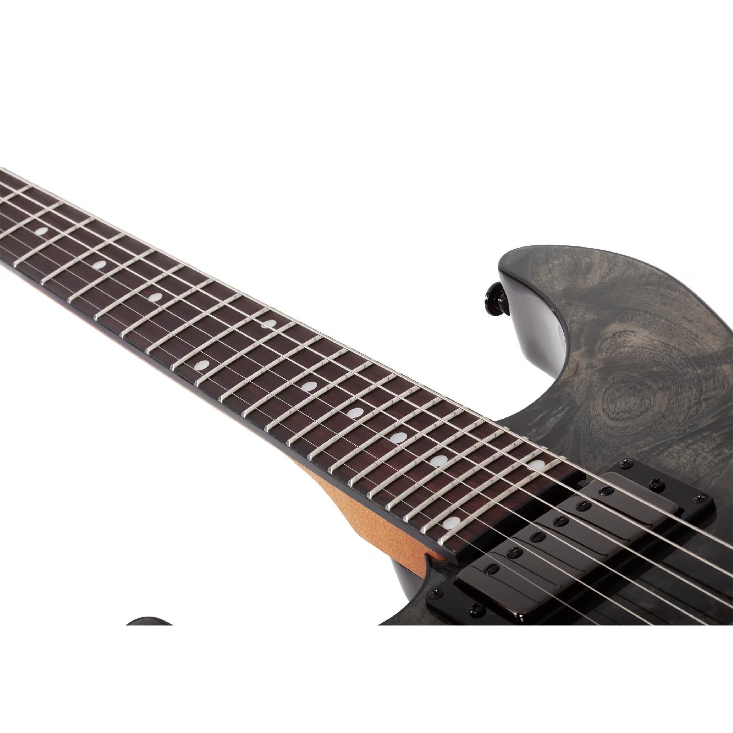 Schecter Electric Guitars Black Fade Burst Burl Schecter C-1 Standard 6 String Electric Guitar - Left Handed 