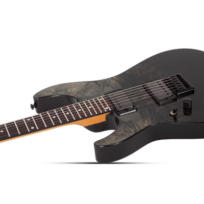 Schecter Electric Guitars Black Fade Burst Burl Schecter C-1 Standard 6 String Electric Guitar - Left Handed 