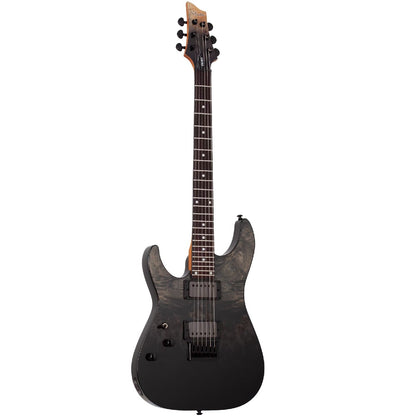 Schecter Electric Guitars Black Fade Burst Burl Schecter C-1 Standard 6 String Electric Guitar - Left Handed