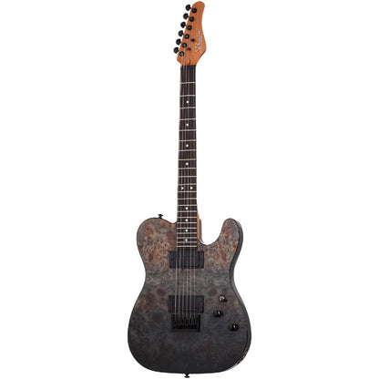 Schecter Electric Guitars Black Fade Burst Burl Schecter PT Standard 6 String Electric Guitar 