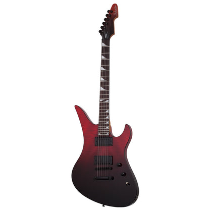 Schecter Electric Guitars Blood Burst Schecter Avenger Standard 6 String Electric Guitar 