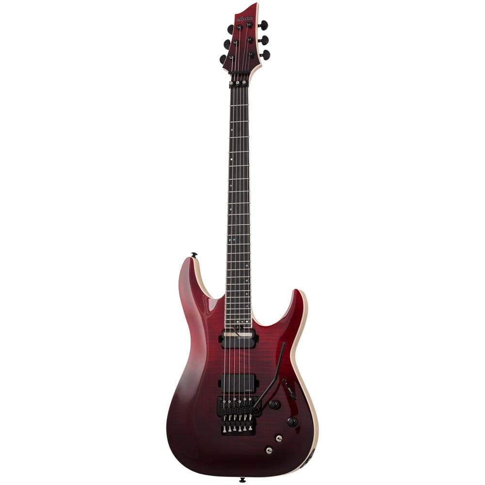 schecter electric guitars blood burst schecter c-1 fr s sls elite 6 string electric guitar     