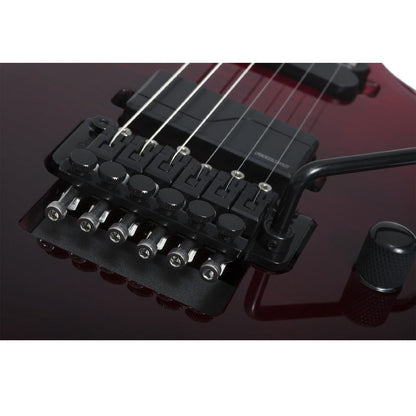 schecter electric guitars blood burst schecter c-1 fr s sls elite 6 string electric guitar     