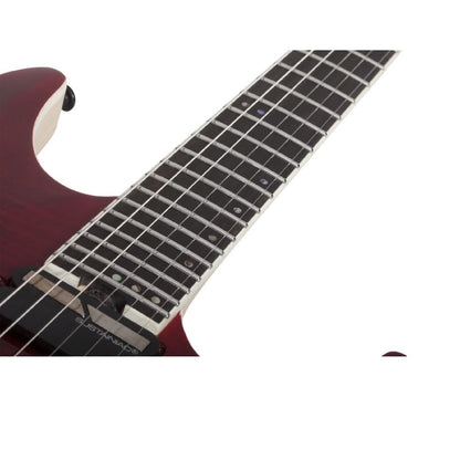 schecter electric guitars blood burst schecter c-1 fr s sls elite 6 string electric guitar     