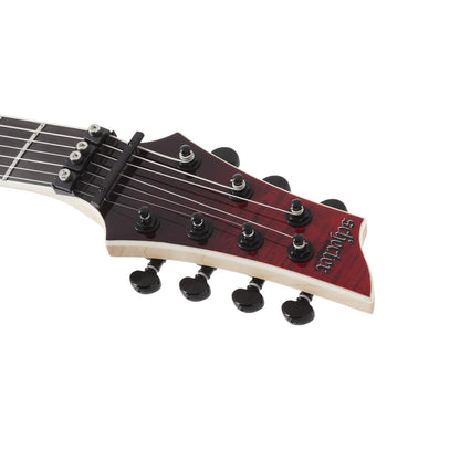 Schecter Electric Guitars Blood Burst Schecter C-7 FR SLS Elite 7 String Electric Guitar