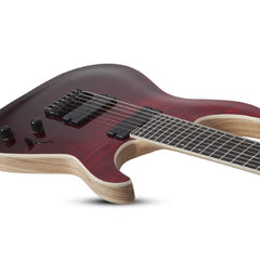 Schecter Electric Guitars Blood Burst Schecter C-7 SLS Elite 7 String Electric Guitar