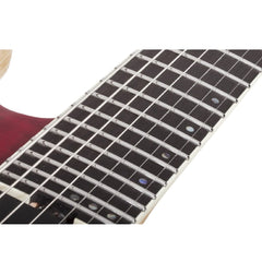 Schecter Electric Guitars Blood Burst Schecter C-7 SLS Elite 7 String Electric Guitar