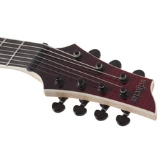 Schecter Electric Guitars Blood Burst Schecter C-7 SLS Elite 7 String Electric Guitar