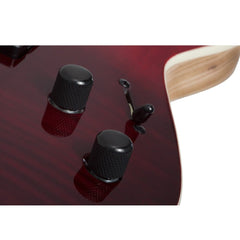 Schecter Electric Guitars Blood Burst Schecter C-7 SLS Elite 7 String Electric Guitar