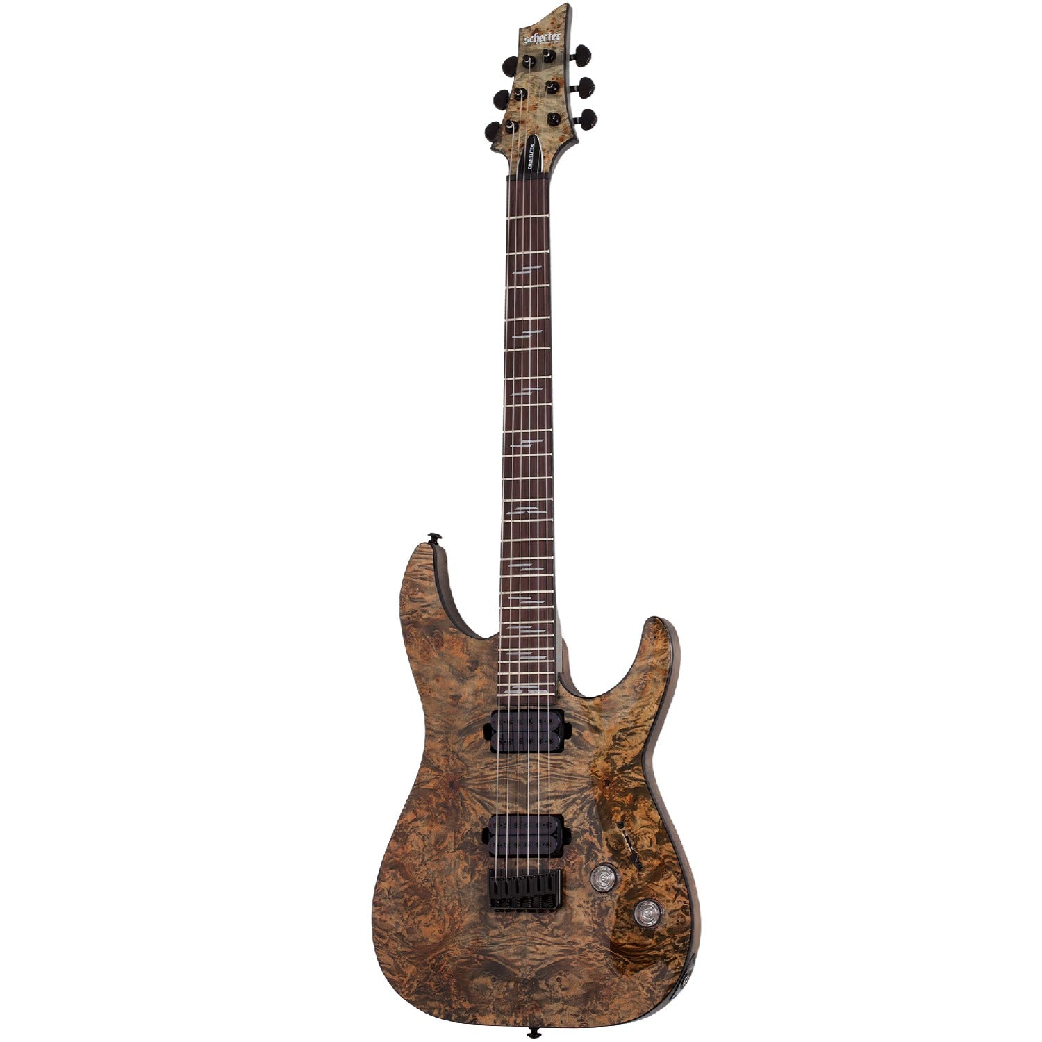 Schecter Electric Guitars Charcoal Schecter Omen Elite 6 Electric Guitar