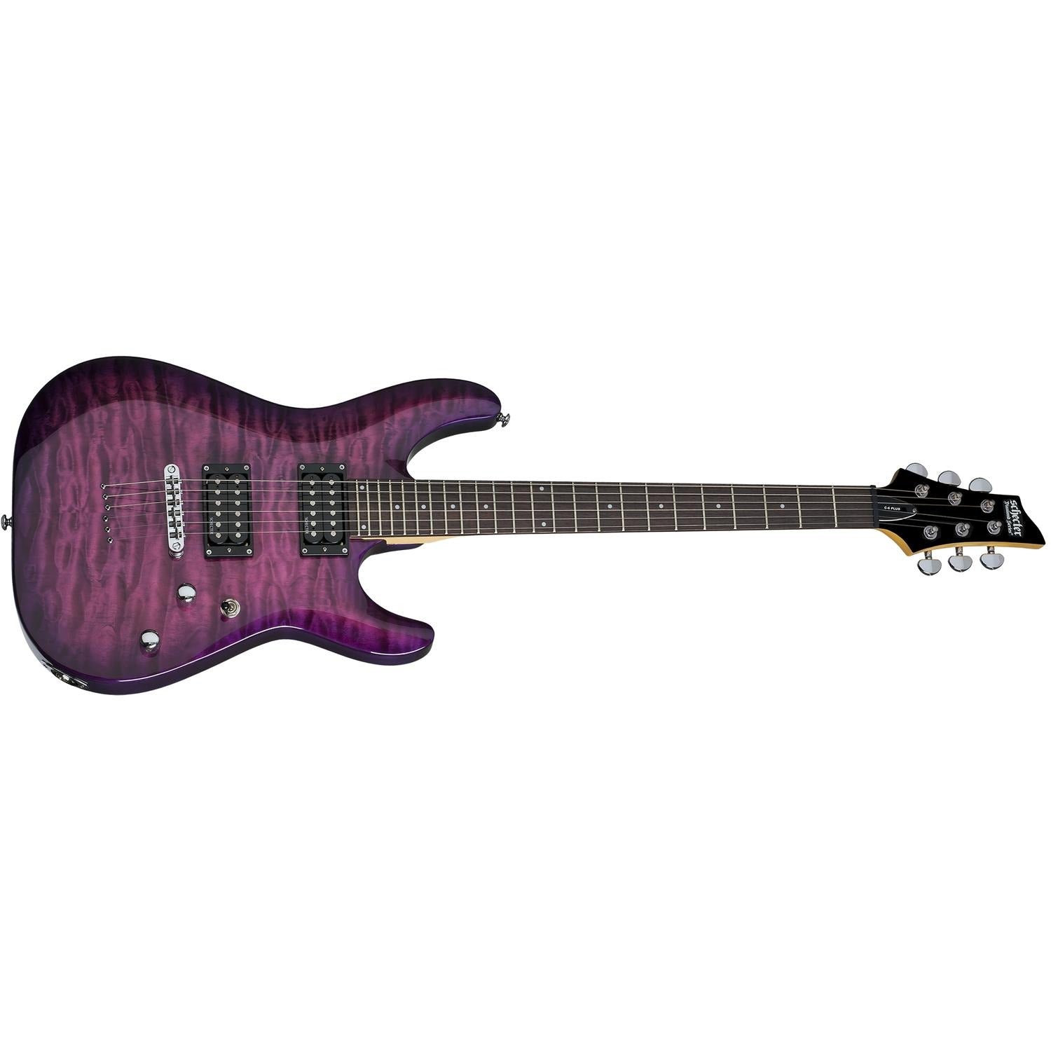 Schecter Electric Guitars Electric Magenta Schecter C-6 Plus Electric Guitar