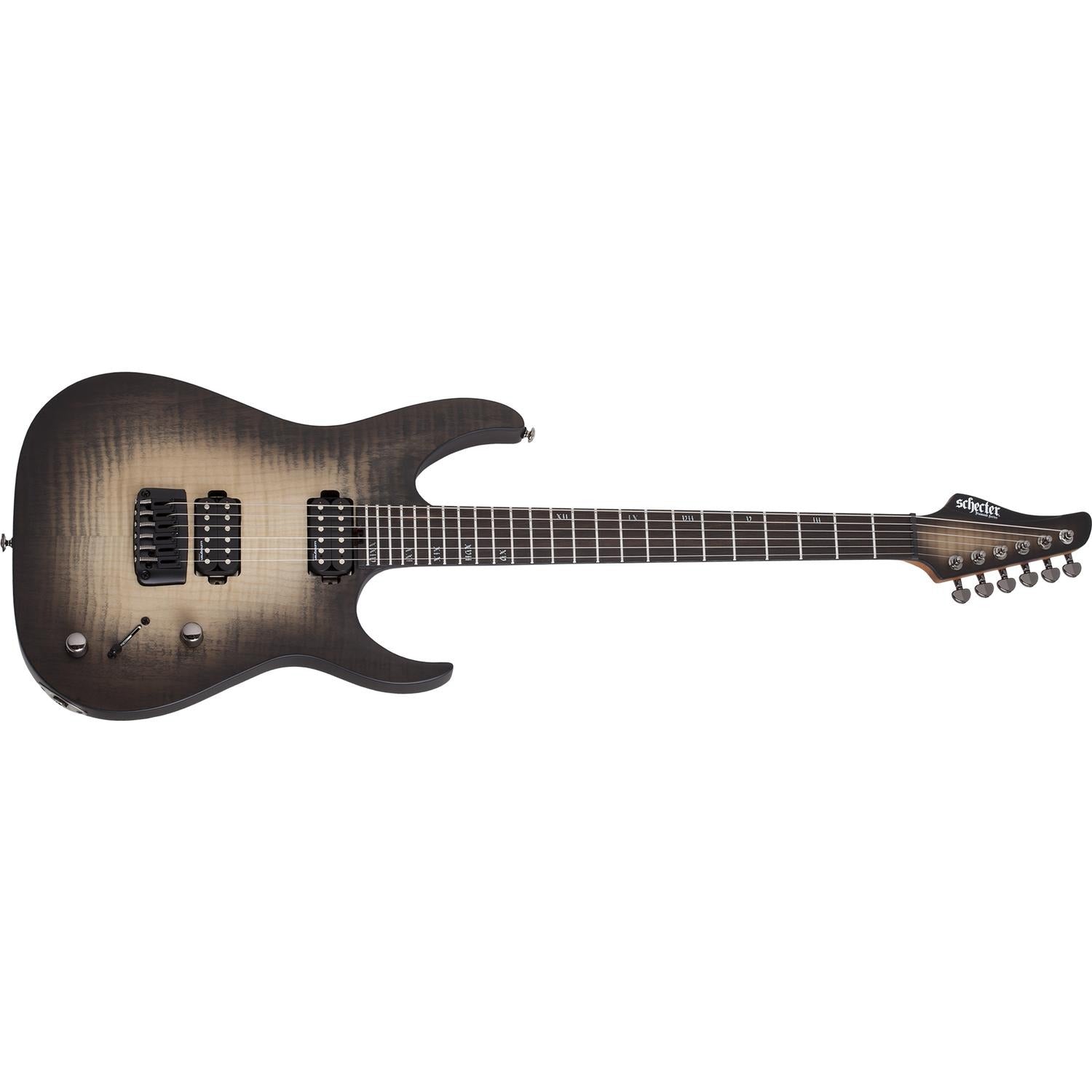 Schecter Electric Guitars Ember Burst Schecter Banshee Mach 6 Electric Guitar