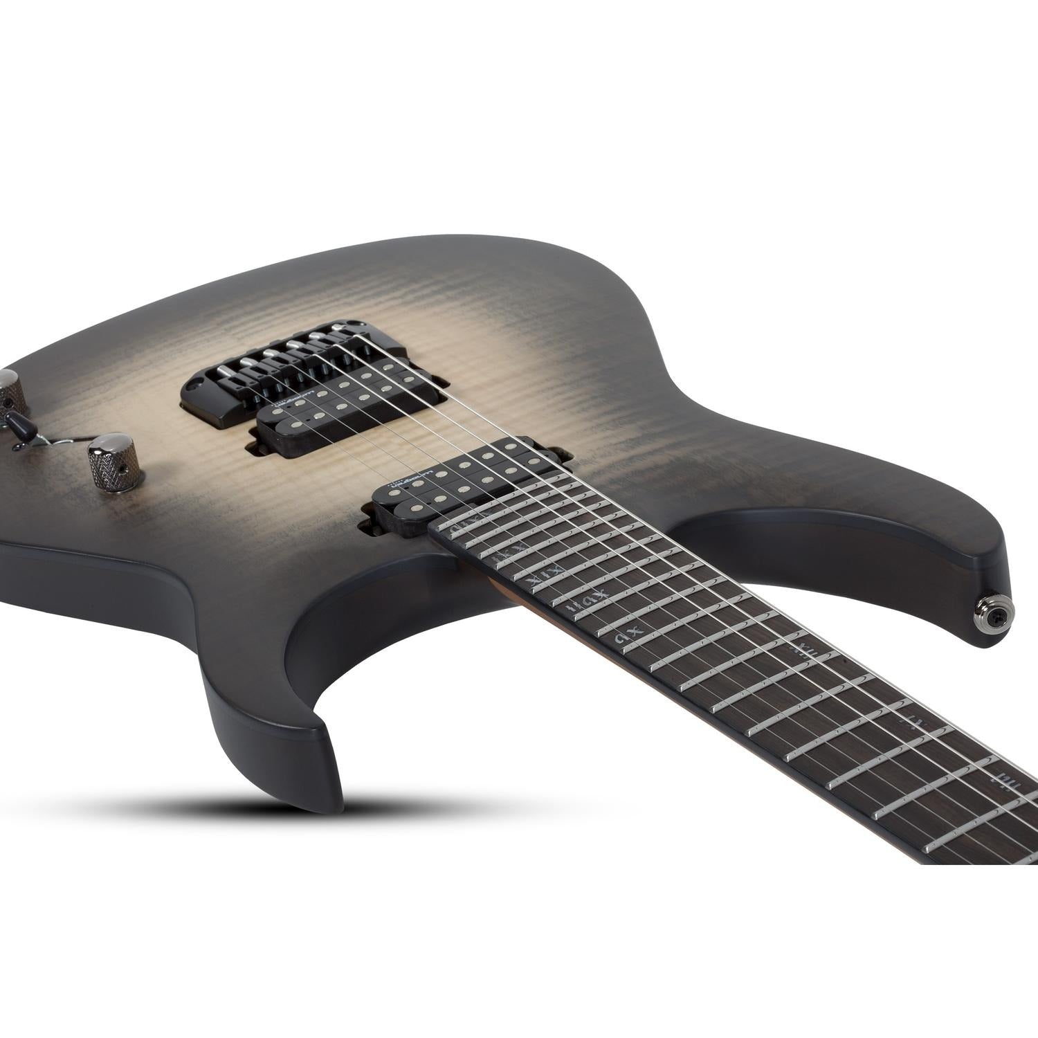 Schecter Electric Guitars Ember Burst Schecter Banshee Mach 6 Electric Guitar