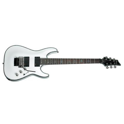 schecter electric guitars gloss white schecter hellraiser c1 fr electric guitar 