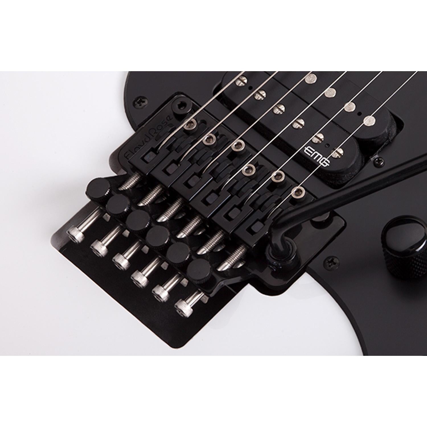 Schecter Electric Guitars Gloss White Schecter Sun Valley Super Shredder FR 6-Strings Electric Guitar- Gloss White