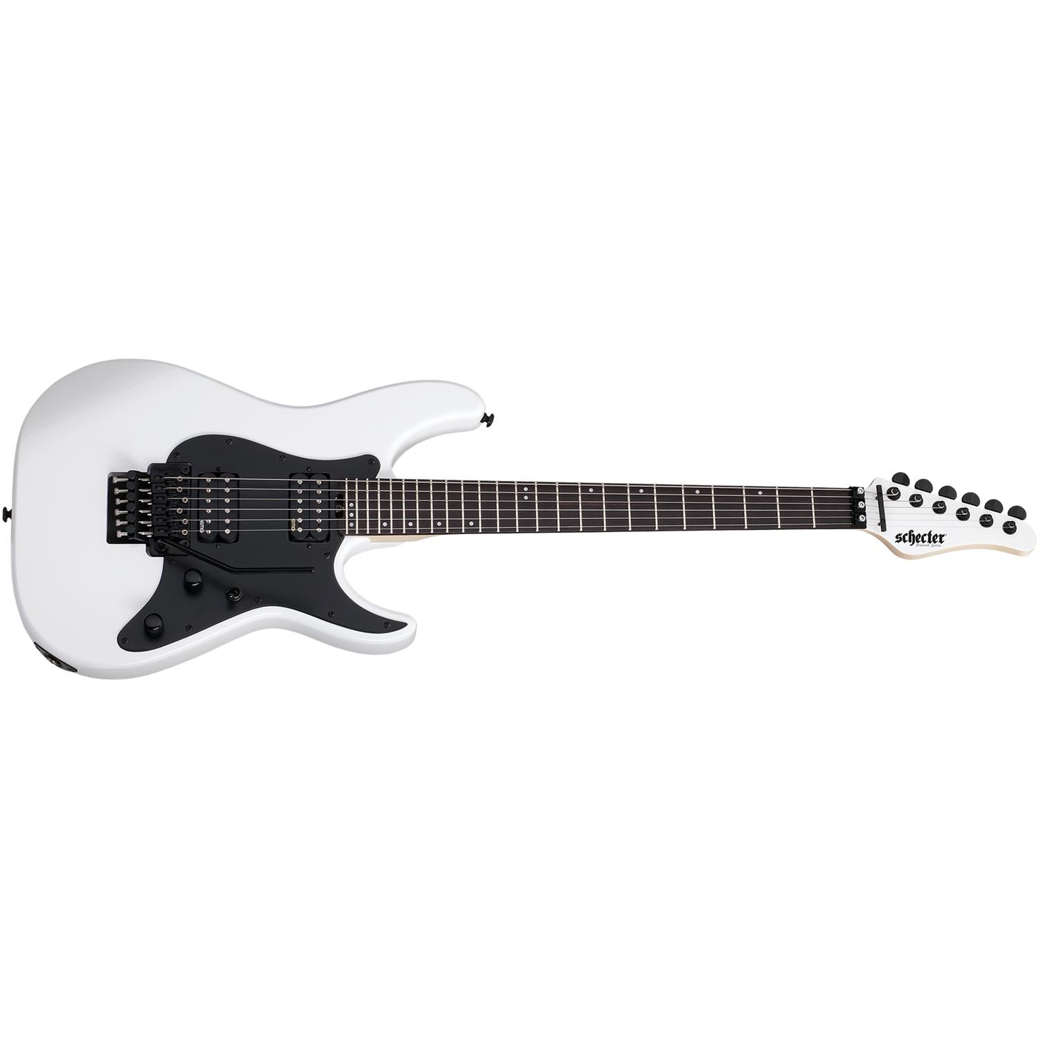 Schecter Electric Guitars Gloss White Schecter Sun Valley Super Shredder FR 6-Strings Electric Guitar- Gloss White