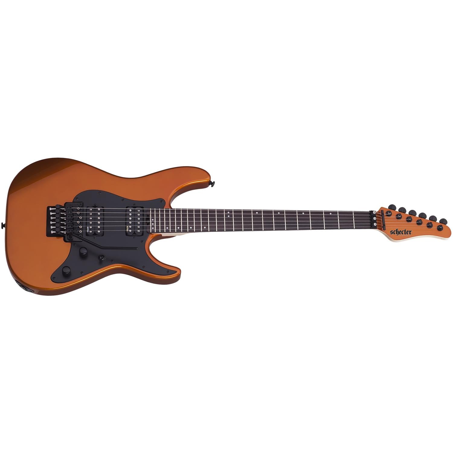 Schecter Electric Guitars Lambo Orange Schecter Sun Valley Super Shredder FR Electric Guitar