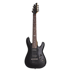 Schecter Electric Guitars Midnight Satin Black Schecter SGR C7 7 String Electric Guitar With Gig Bag
