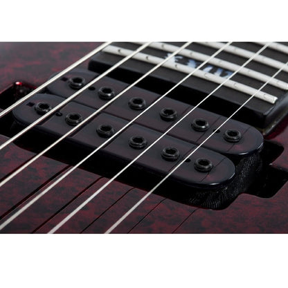 Schecter Electric Guitars Red Reign Schecter C-1 Apocalypse 6 String Electric Guitar