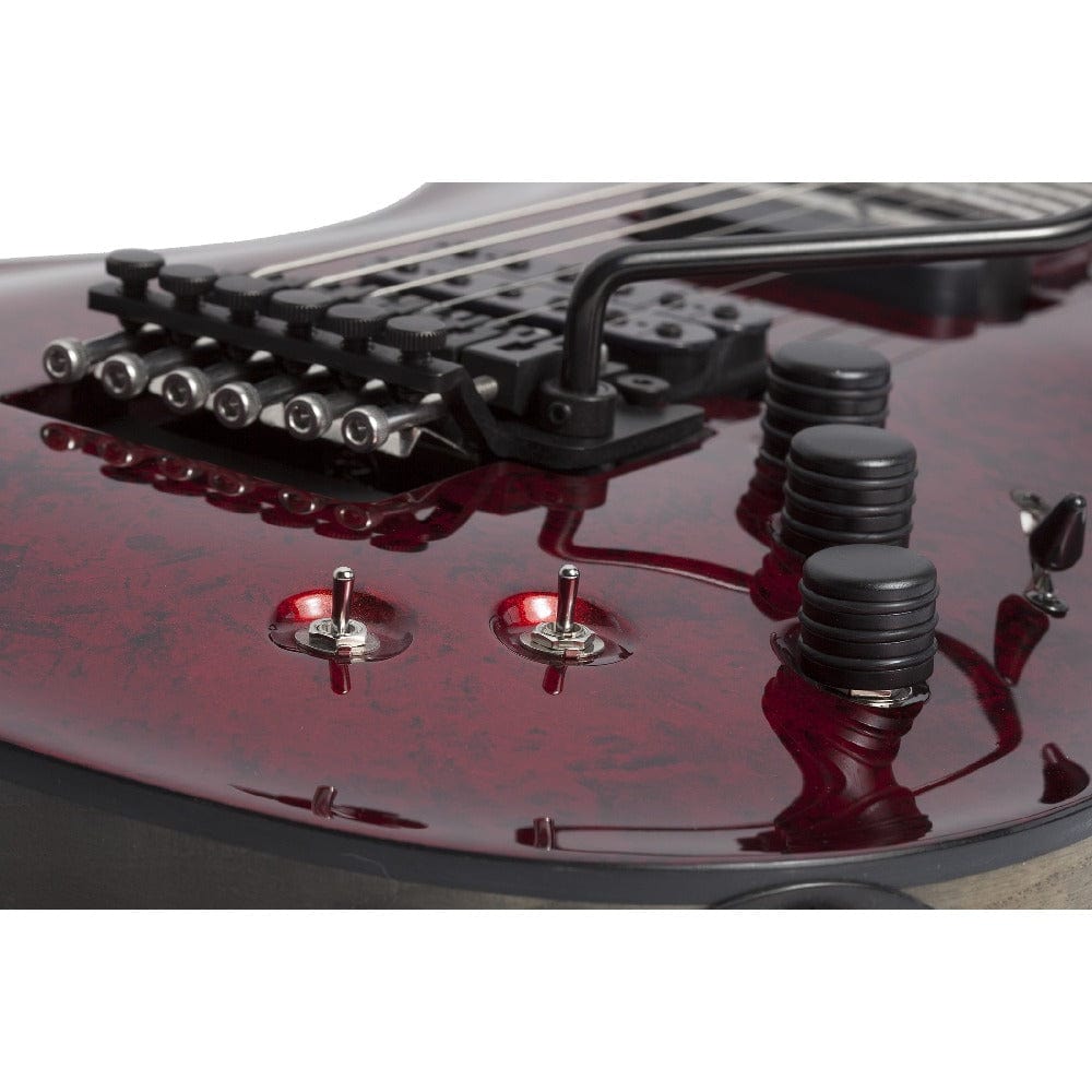Schecter Electric Guitars Red Reign Schecter C-1 FR-S Apocalypse 6 String Electric Guitar
