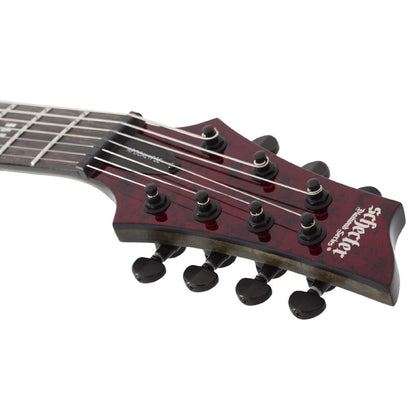 Schecter Electric Guitars Red Reign Schecter C-7 Apocalypse 7 String Electric Guitar