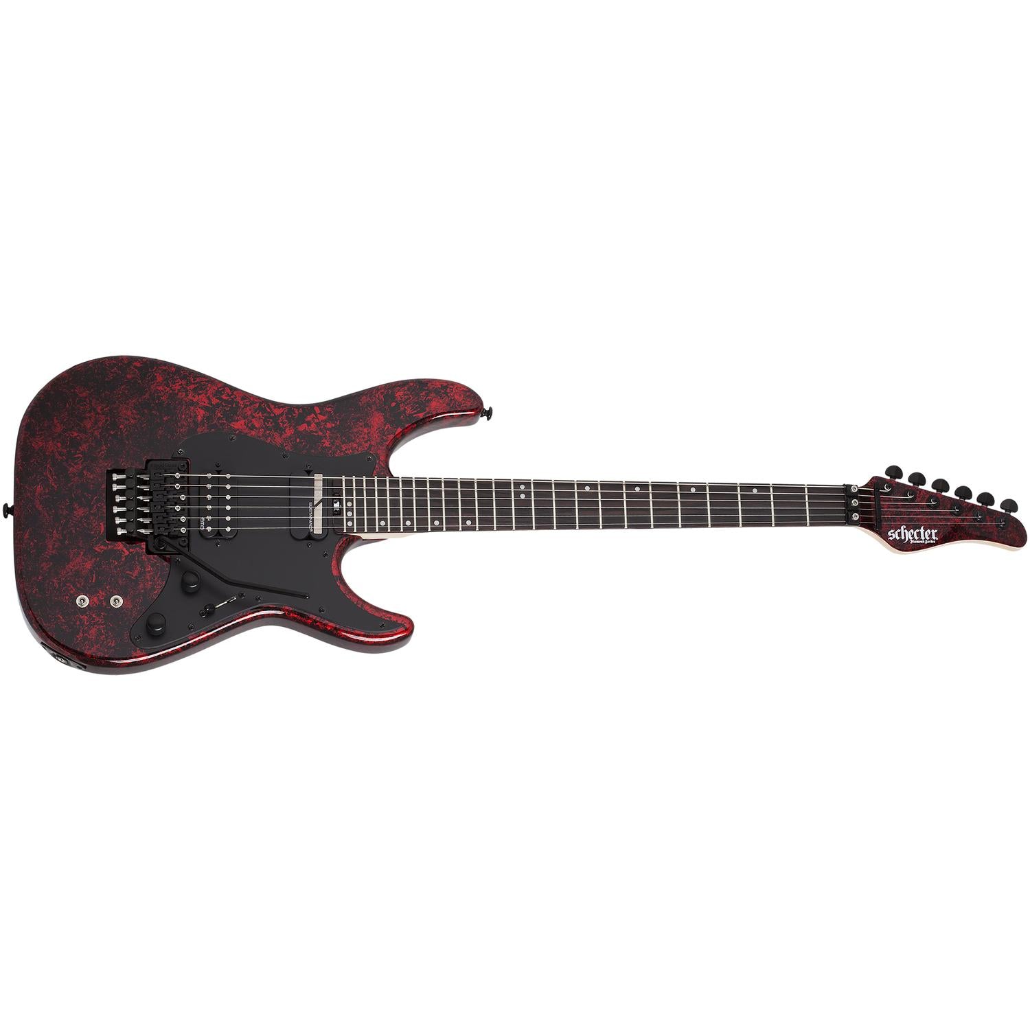 Schecter Electric Guitars Red Reign Schecter Sun Valley Super Shredder FR S Electric Guitar