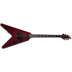 Schecter Electric Guitars Red Reign Schecter V1 FR Apocalypse 6 String Electric Guitar