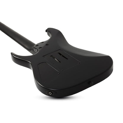 schecter electric guitars satin black schecter damien 6 fr 6 string electric guitar 