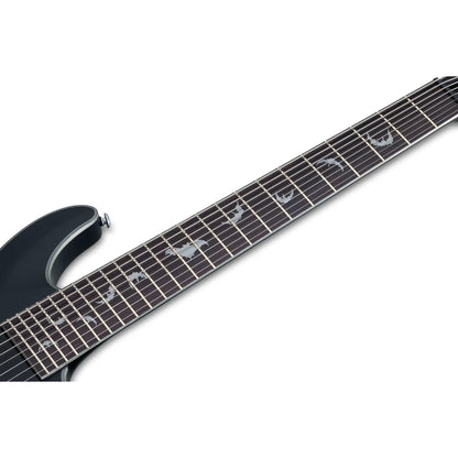 Schecter Electric Guitars Satin Black Schecter Damien Platinum-8 8 String Electric Guitar
