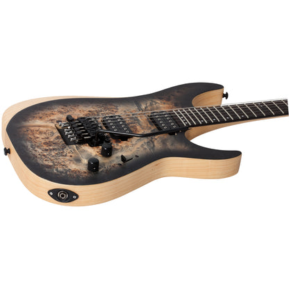 Schecter Electric Guitars Satin Charcoal Burst Schecter Reaper-6 FR 6 String Electric Guitar
