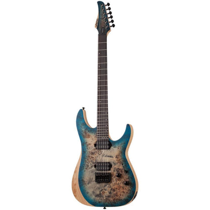 Schecter Electric Guitars Satin Sky Burst Schecter Reaper 6 6 Strings Electric Guitar