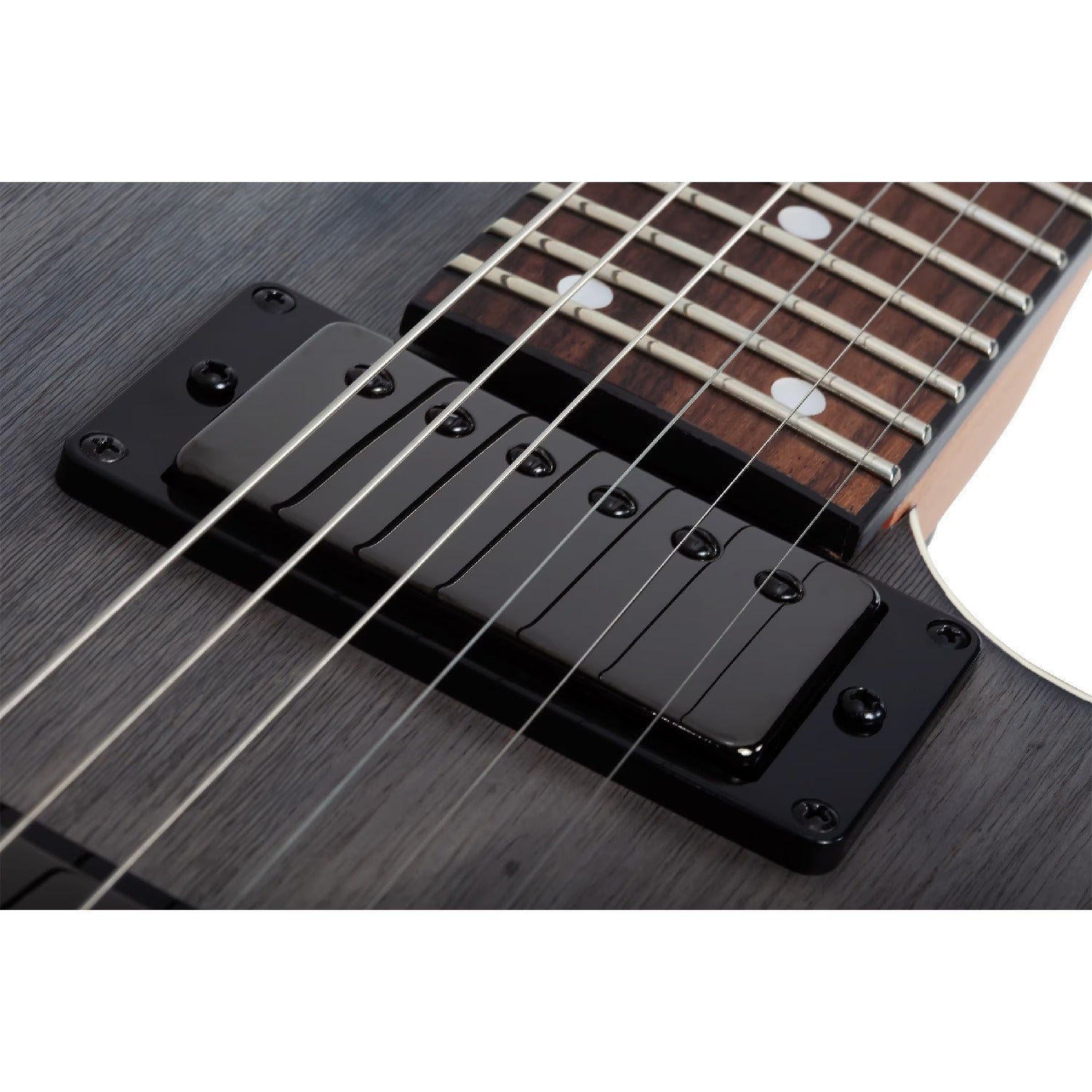 Schecter Electric Guitars Schecter C-1 Standard 6 String Electric Guitar #color_charcoal-satin