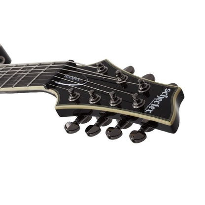 schecter electric guitars schecter c-7 blackjack 7 string electric guitar   