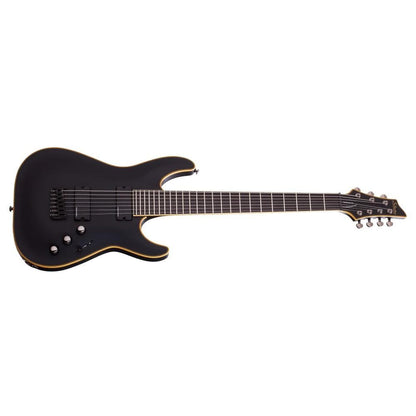 schecter electric guitars schecter c7 atx absn blackjack electric guitar - aged black satin