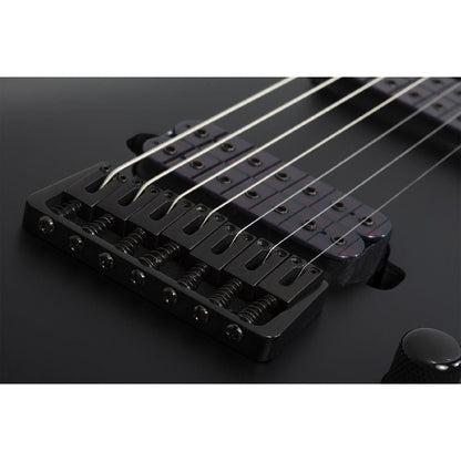 Schecter Electric Guitars Schecter Damien-7 7 String Electric Guitar - Black