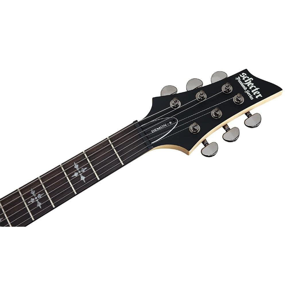 schecter electric guitars schecter demon 6 electric guitar with active pickups