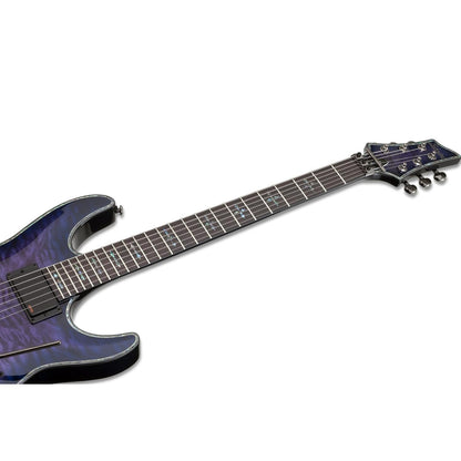 Schecter Electric Guitars Schecter Hellraiser C-1 FR Electric Guitar - Trans Purple Burst