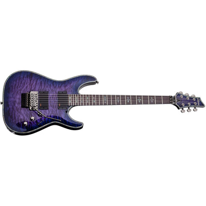 Schecter Electric Guitars Schecter Hellraiser C-1 FR Electric Guitar - Trans Purple Burst