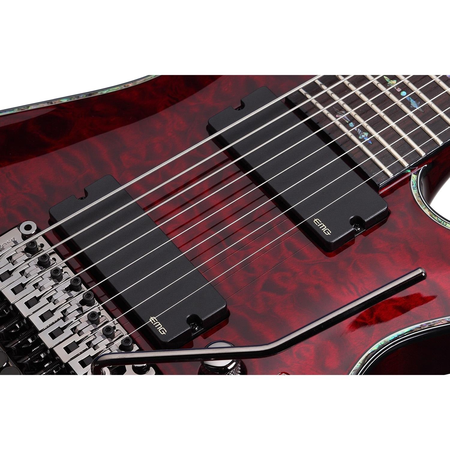 Schecter Electric Guitars Schecter Hellraiser C-8 FR Electric Guitar - Black Cherry