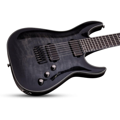 Schecter Electric Guitars Schecter Hellraiser Hybrid C-7 Electric Guitar - Trans Black Burst