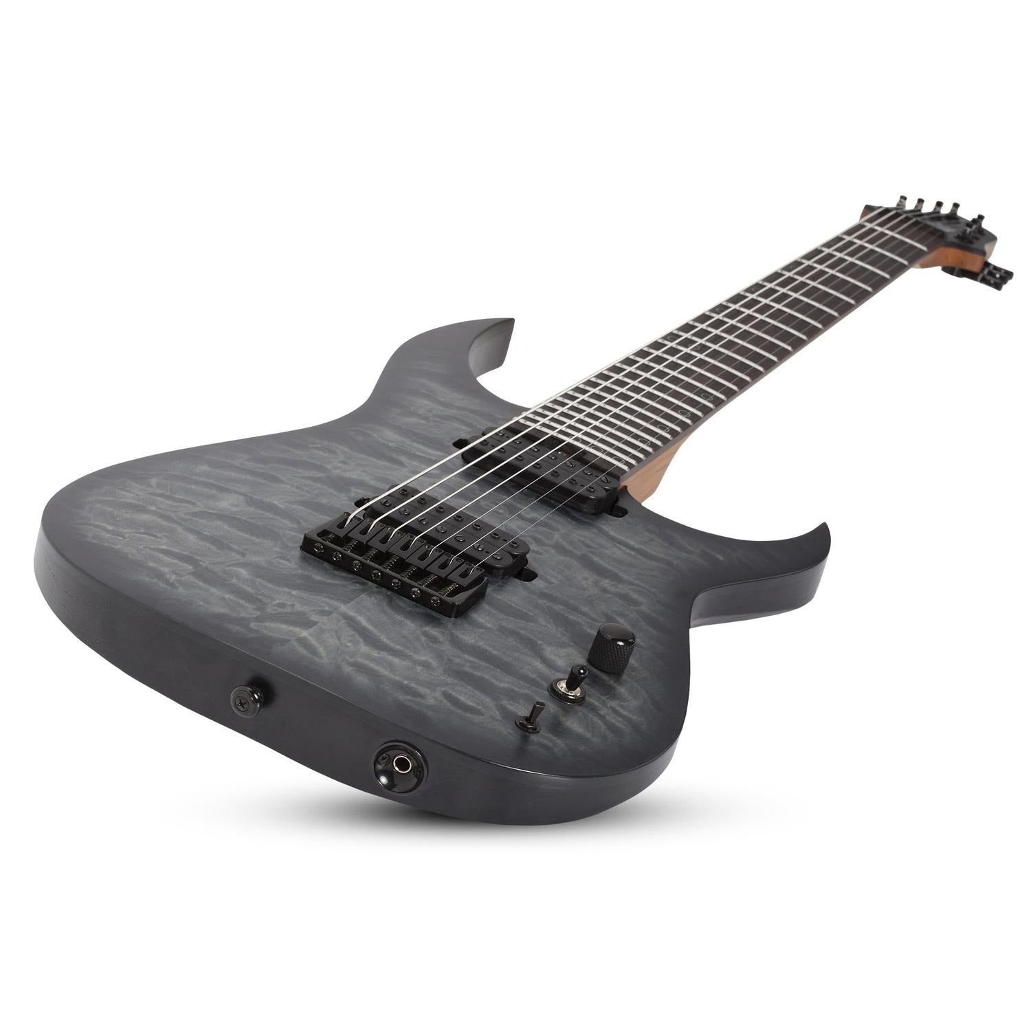 Schecter Electric Guitars Schecter Keith Merrow KM-7 MK-III Artist Electric Guitar #color_trans-black-burst