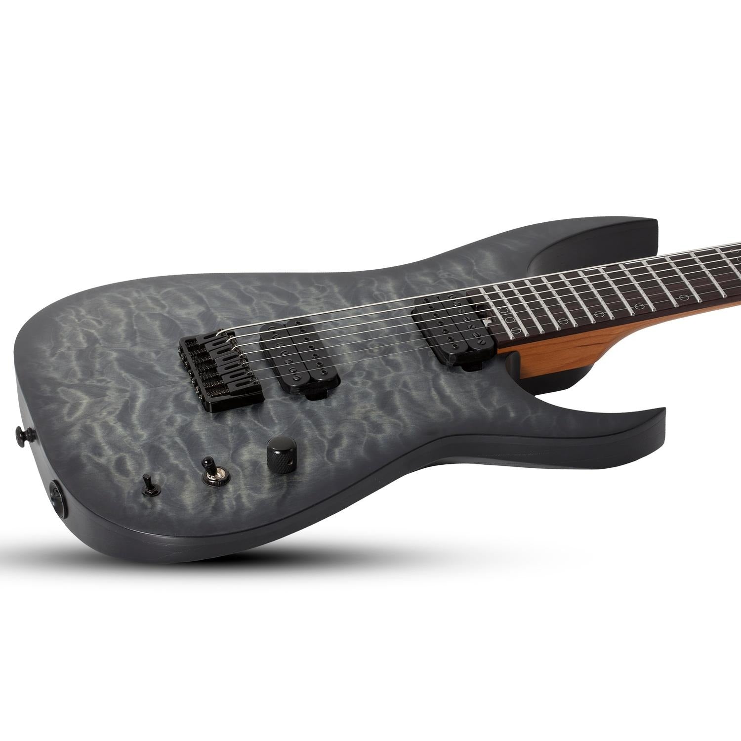 Schecter Electric Guitars Schecter Keith Merrow KM-7 MK-III Artist Electric Guitar #color_trans-black-burst